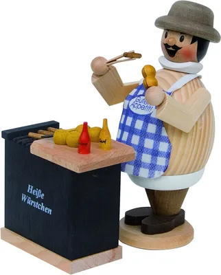 Produktbild von Wurstmax (16cm) Räuchermann von Drechslerei Kuhnert