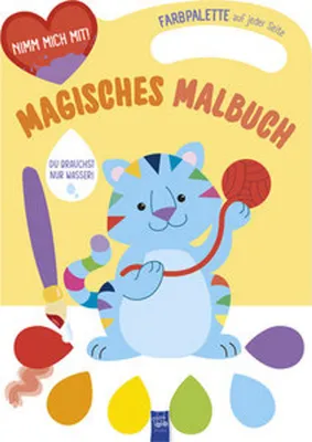 Immagine prodotto di Libro da colorare magico - Copertina gialla (gatto)