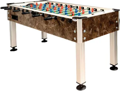 Immagine prodotto di Biliardino professionale marrone in alluminio e legno MDF