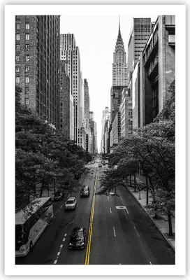 Produktbild von Poster - Poster ohne Rahmen - Broadway New York - 61x91,5 cm - Wand Bild - Wanddeko - Wandbilder - Kunstposter - Wandposter - Bilder - Kunstdruck - Wanddekoration - Wandbild - P2XPA61x91-5184