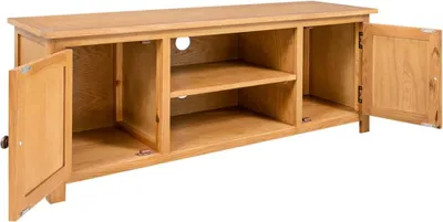 Produktbild von vidaXL TV-Schrank 110x35x44 cm Massivholz Eiche