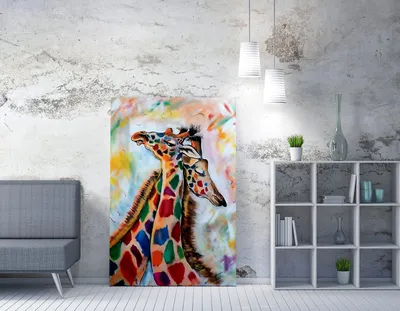 Produktbild von Wallity, WY168- WRZ1197, Bunt, Leinwandbilder, 70 x 100 cm, 50% Baumwolle / 50% Polyester