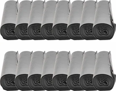 Produktbild von 400x Müllbeutel Müllsack 120l Müllsäcke 120 Liter Abfall Groß Müll Tüte Beutel Sack