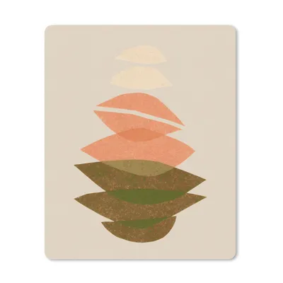 Produktbild von MuchoWow® Mauspad Mousepad Formen - Pastell - Farben - Abstrakt 19x23 cm - Mousepads - Maus Mat - Pad - Mausunterlage - Mauspads - Spielen