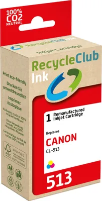 Produktbild von RecycleClub Patrone kompatibel mit Canon CL-513 Farbe K20288RC