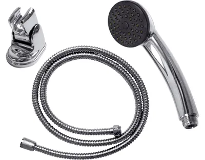 Produktbild von Duschset Balletto mit 150 cm Brauseschlauch und Duschkopf, 1 Strahlart