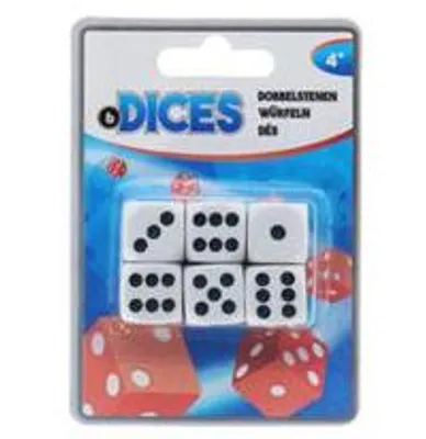 Produktbild von Dobbelset Dobbelstenen 6 Stuks