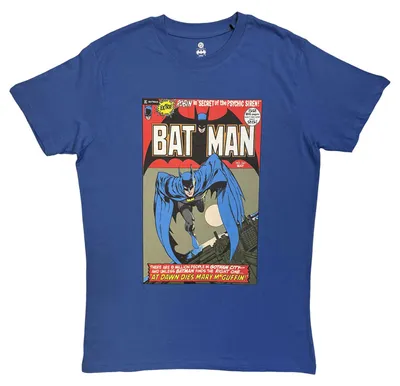 Produktbild von Batman - "Comic Cover" T-Shirt für Herren/Damen Uni RO15557 (XL) (Blau)