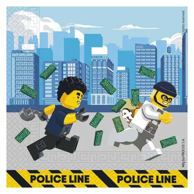 Produktbild von LEGO City 20 Servietten