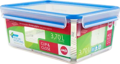 Produktbild von EMSA Frischhaltedose Clip & Close 3,7l mit Abtropfgitter