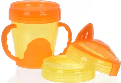 Produktbild von Mein erster 3-Stufen Trinklernbecher : orange Farbe: orange