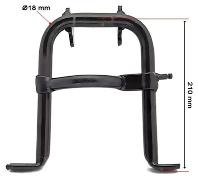 Produktbild von Hauptständer IGM schwarz 210 mm für Puch Maxi S E50, Maxi L E50, Maxi N E50