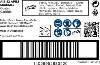 Produktbild von EXPERT MultiMax AIZ 32 APILT Tauchsägeblatt für Multifunktionswerkzeuge, 25?tlg.