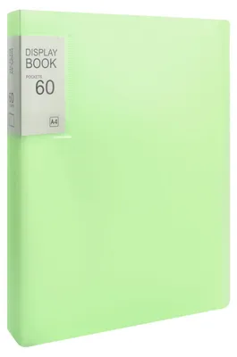 Produktbild von A4-Präsentationsmappe mit 60 Klarsichthüllen, Präsentationsmappe, Präsentationsbuch mit Klarsichthüllen, Präsentationsmappe/Mappe für Notenblätter, Berichte, Broschüren (grün)