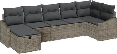 Immagine prodotto di Set di divani vidaXL, 8 pezzi, in rattan sintetico