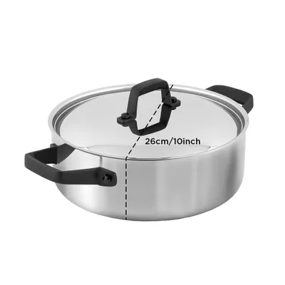 Produktbild von HEIDELBERG Kasserolle, Druchmesser: 26 cm, Edelstahl