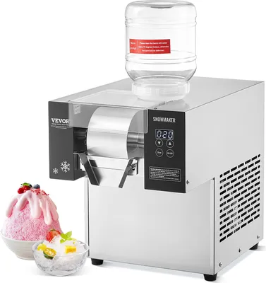 Produktbild von Kommerzielle Schneeflocken-Eismaschine 125kg/24h Eisrasierer Edelstahl