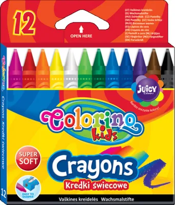 Produktbild von Colorino Kerzenmalstifte 12 Farben