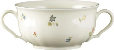 Immagine prodotto di Seltmann Weiden Marie-Luise Suppentasse, Suppen Tasse, Suppenschale, Schüssel, Porzellan, Streublume, 350 ml, 001.292025