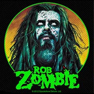Produktbild von Rob Zombie - Aufnäher Zombie Face - 10 cm x 9 cm