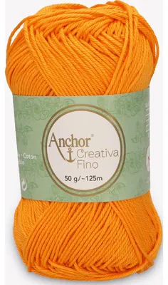 Immagine prodotto di Anchor Creativa Fino – filo di cotone 100% per uncinetto e maglia (colore 00411)