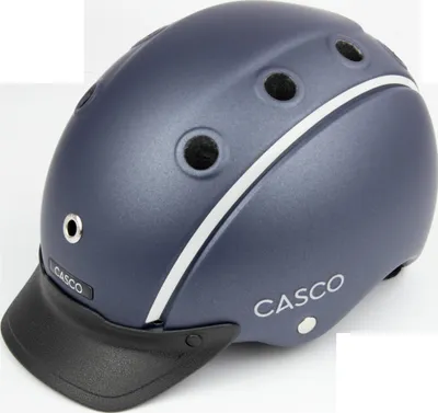 Produktbild von CASCO Choice Essential Prime Blue Kinderreithelm, Farbe:blau matt, Größe:50-52 cm