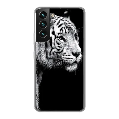 Produktbild von MuchoWow® Handyhülle Schutzhülle Hülle für Samsung Galaxy S22 Tiger - Wilde Tiere - Licht Silikon Softcase Handy Hülle - Mobiltelefonhülle