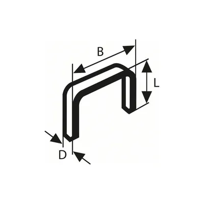 Produktbild von Feindrahtklammern, Typ 53/8