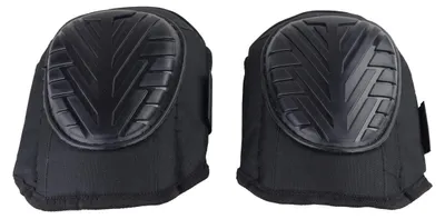 Produktbild von Gel Knieschoner-Set in Schwarz in Schalenform mit Klettverschluss