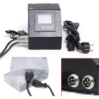 Zdjęcie produktu dla Prasa do kalafonii, regulator temperatury LCD, zestaw płyt grzewczych, MULTI