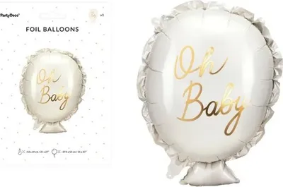 Obrázek produktu pro Fóliový balónek Oh baby 53x69cm mix 13803