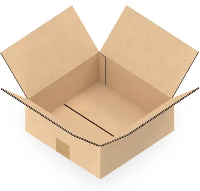 Produktbild von KK Verpackungen 100 Stück Versandkartons 250 x 250 x 100 mm Kartons 2-wellig BC-Welle, Faltkartons