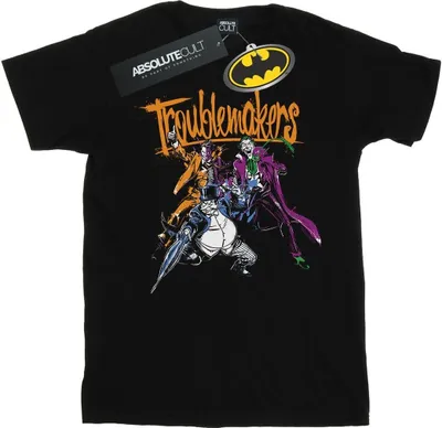 Produktbild von DC Comics - "Troublemakers" T-Shirt für Herren BI14677 (3XL) (Schwarz)