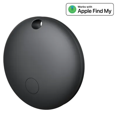 Immagine prodotto di Setty FindMy Tracker, localizzatore oggetti, modello TFO TAG 01, rotondo, nero + custodia