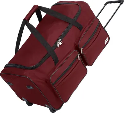 Image de Monzana® Sac De Voyage à roulettes Noir - Sac de sport 85L avec poignée télescopique - Trolley Valise Duffle Bag Weekender avec cadenas - 70x36x34cm