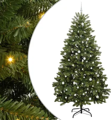 Immagine prodotto di vidaXL Albero di Natale artificiale verde 270 cm in PVC e metallo