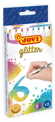 Produktbild von Jovi Schachtel Mit 8 Glitzerwindrädern Mehrfarbig  Mehrfarbig One Size