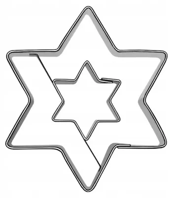 Image de Emporte-pièce EkoForemki Étoile avec trou 4,5 cm