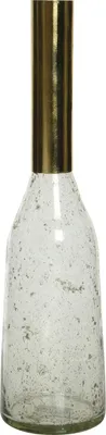Produktbild von Vase - Transparent - Goldgelb - H 46 cm