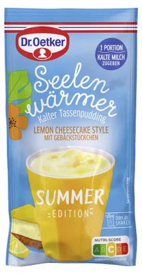 Zdjęcie produktu dla Dr. Oetker „Seelenwärmer” – sernik cytrynowy, opakowanie 45 g