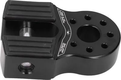 Image de Support de treuil plat 16000lb avec protection latérale en caoutchouc Alliage d'aluminium Universel pour UTV SUV PickupNoir