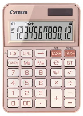 Produktbild von Canon KS-125KB Taschenrechner Desktop Einfacher Taschenrechner Roségold