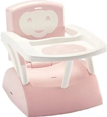 Zdjęcie produktu dla Podwyższenie do Krzesła THERMOBABY, Różowy Pudrowy, Biały, 6 Miesięcy do 3 Lat, Polipropylen SBS, 370 x 195 x 383 mm