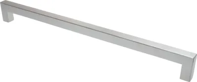 Produktbild von Möbelgriff BA 320mm Küchengriff Edelstahl gebürstet Schrankgrif eckig