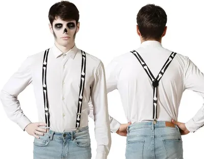 Zdjęcie produktu dla Szelki Atosa Halloween Bone w kolorze beżowym, jeden rozmiar