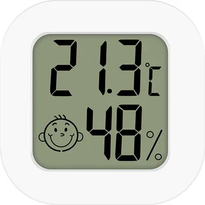 Produktbild von I18 3in1 Digital Thermometer Hygrometer – LCD Raumklima Monitor mit Temperatur- & Luftfeuchtigkeitsanzeige, Innenraum Klimakontrolle