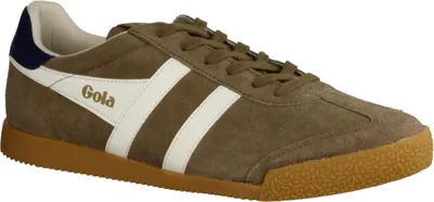 Produktbild von Gola Elan CMB538 Herrensneaker, Leder, Braun, Wechselfußbett - Herrenschuhe Sneaker / Schnürschuh, Braun, leder