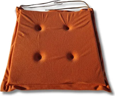 Obrázek produktu pro Polštář na židli 40x40x3 cm vzor 1333 - pohodlný měkký sedák s úvazky