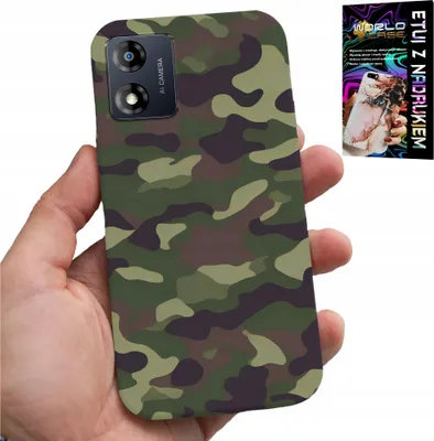 Immagine prodotto di Custodia per Motorola Moto E13 - Moro, Colori militari Custodia Militaryfan