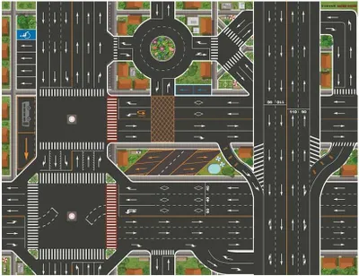 Produktbild von Parkplatzkarte, pädagogisch interessantes Verkehrsspielzeug für Kinder